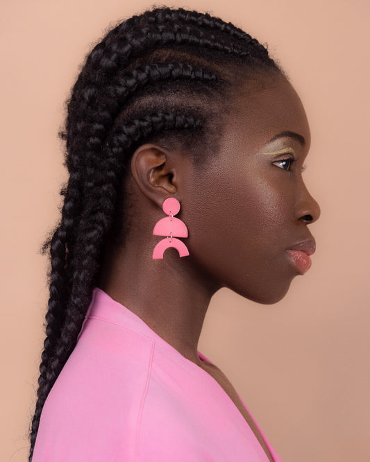 Youthful Arch Polymer Clay Earring - Thaiane Handmade Jewelry