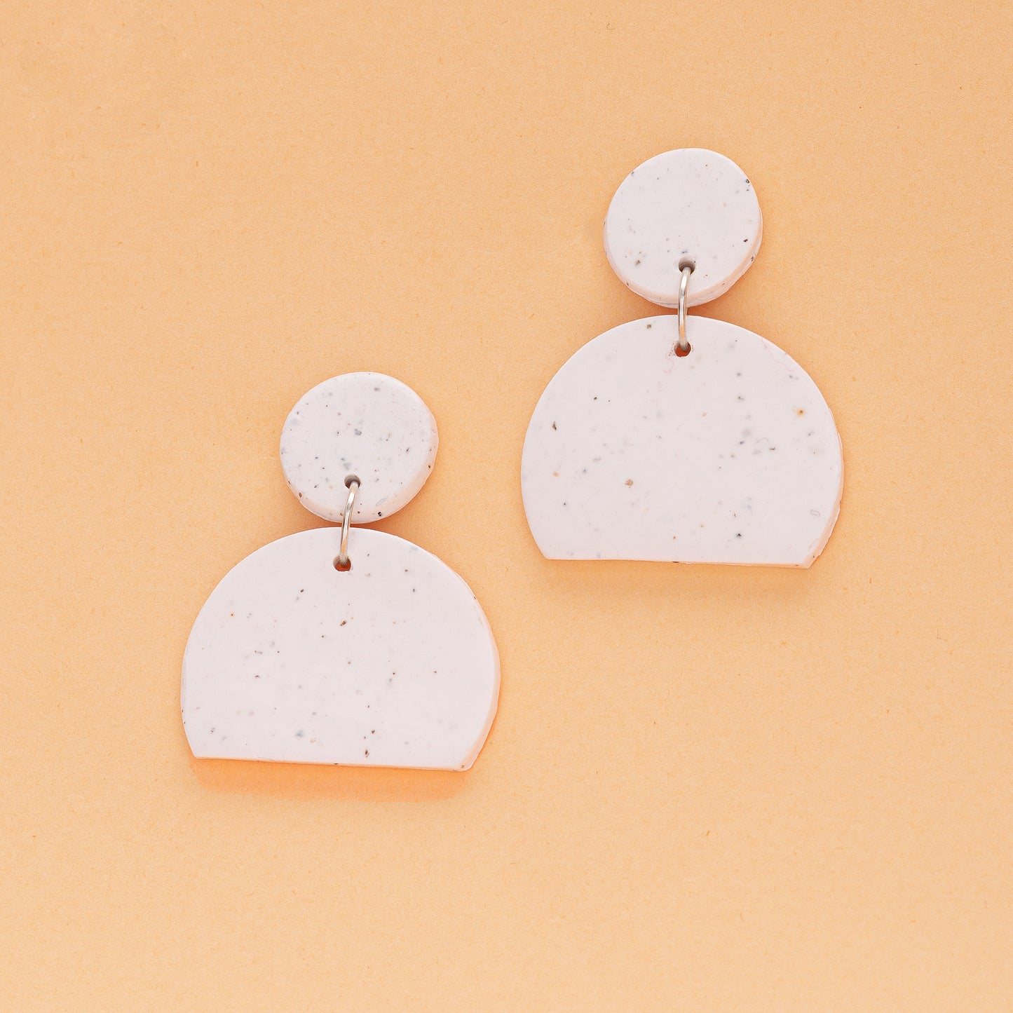 Contemporary Polymer Clay Earring - Chalk Collection - Thaiane Handmade Jewelry