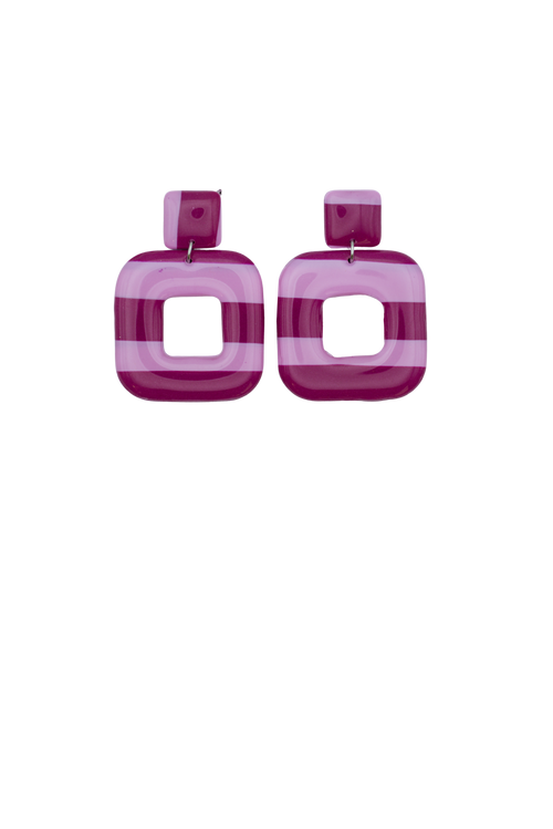 Load image 1 in gallery view. Square Classic Earrings