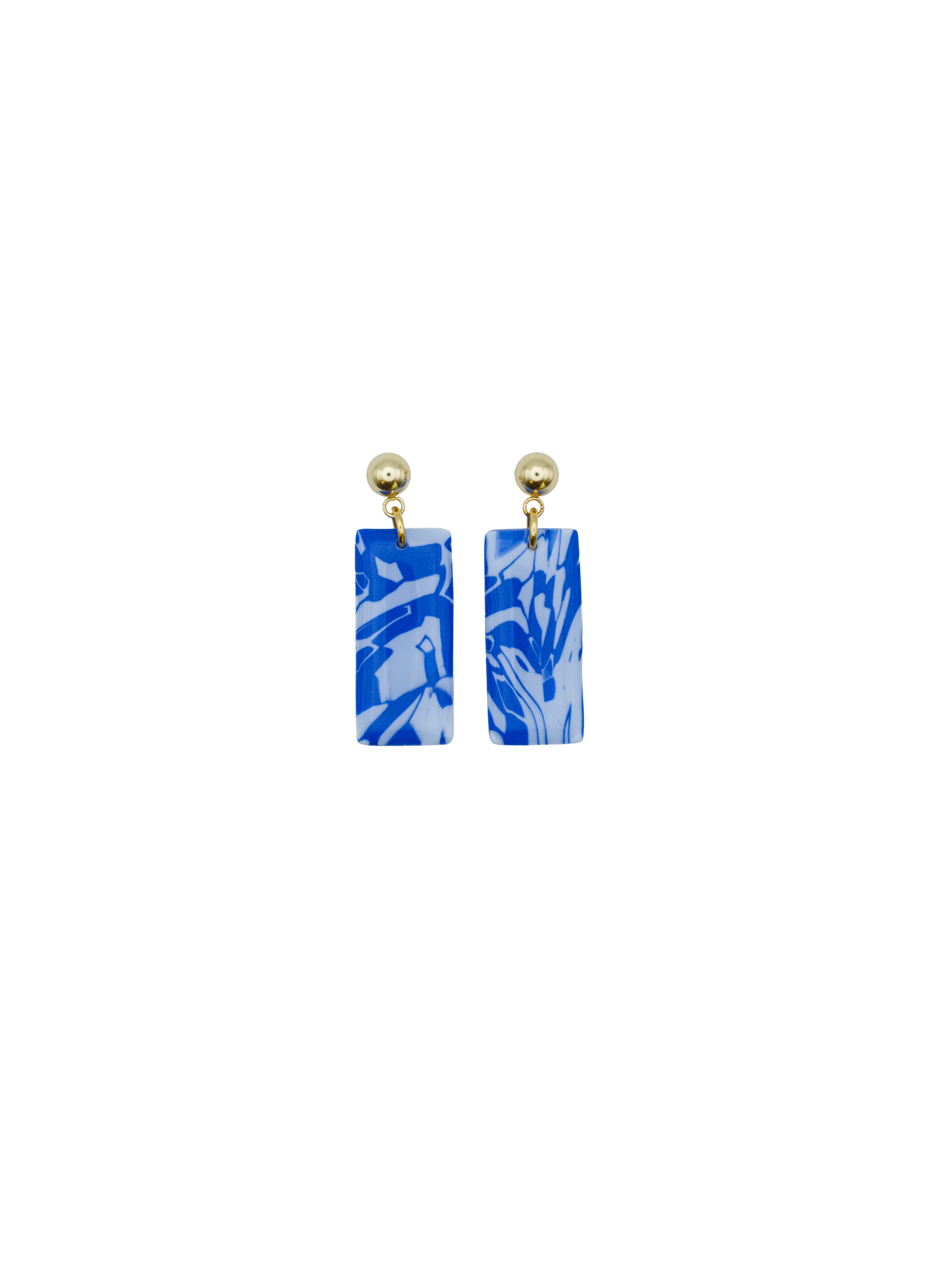 Rectangle Long Earrings