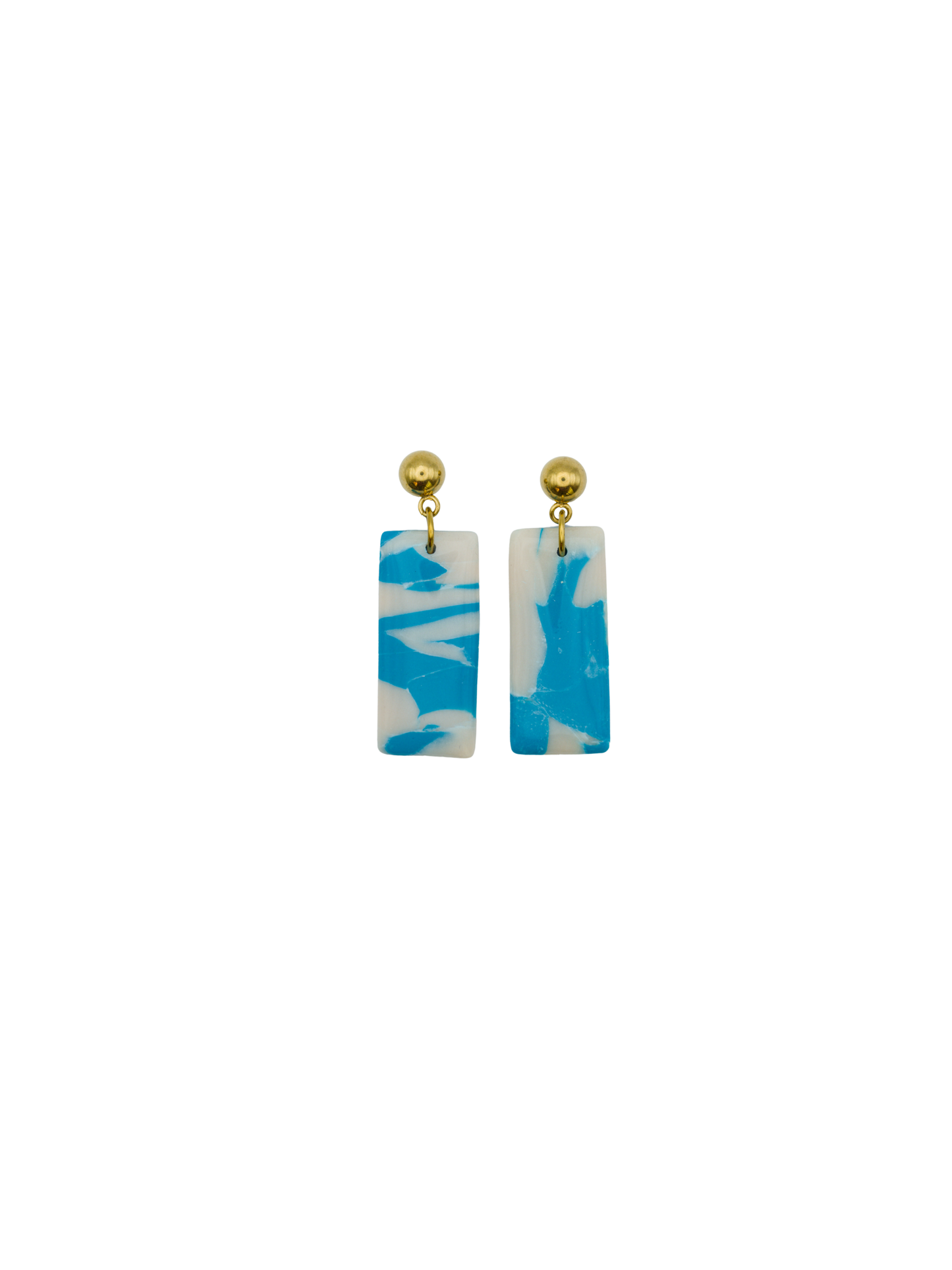 Rectangle Long Earrings