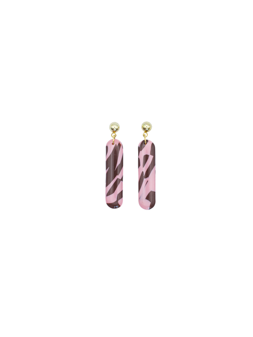 Load image 1 in gallery view. Slim Bar  Earrings