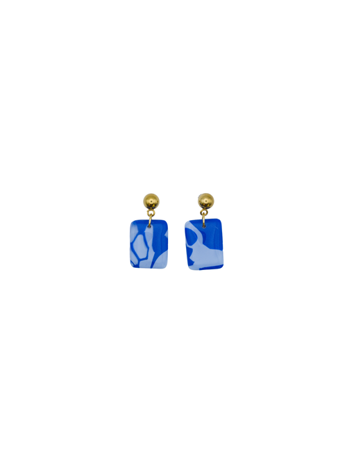 Load image 1 in gallery view. Rectangle Geometric Earrings