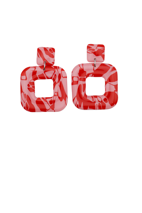 Load image 1 in gallery view. Square Classic Earrings