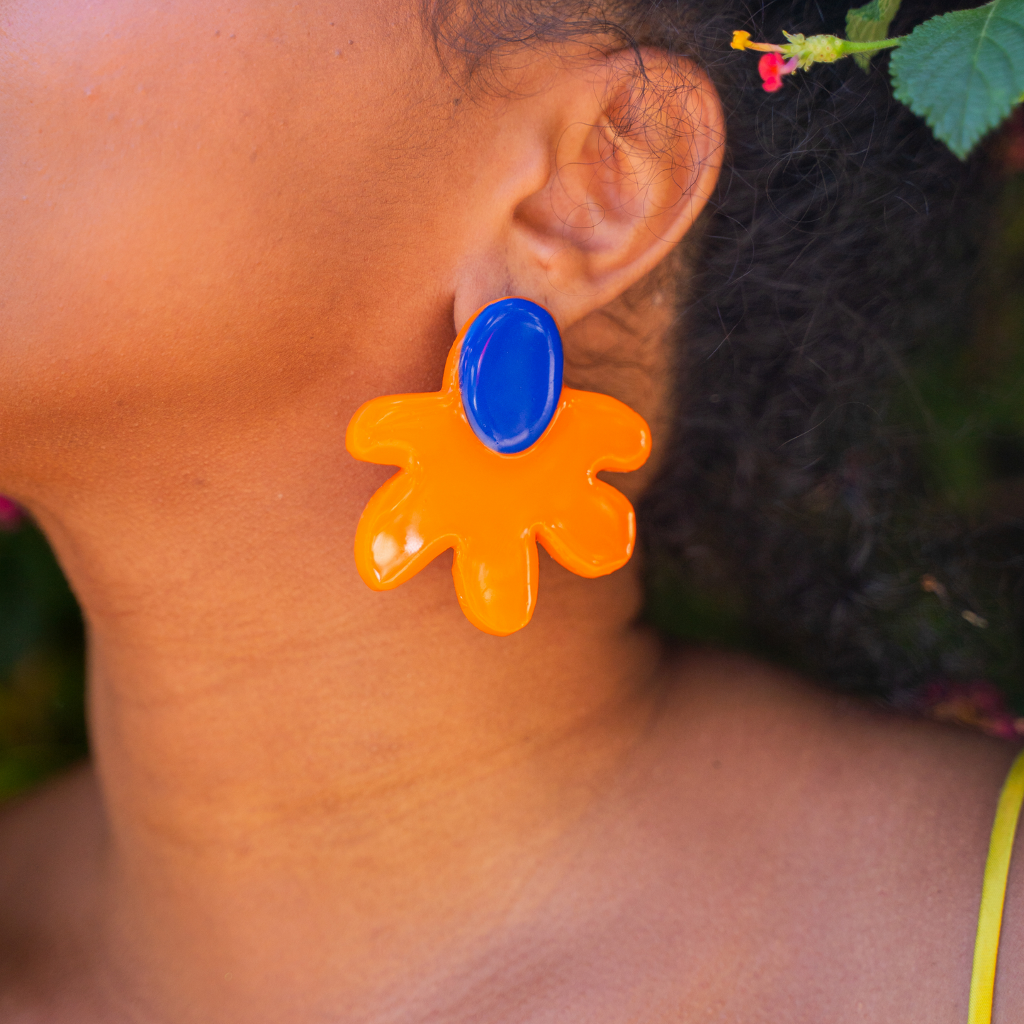 Blossom - Orange and Blue