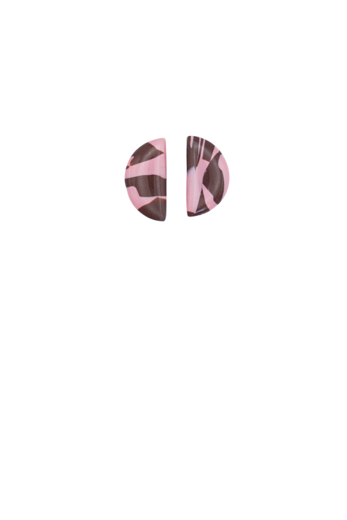 Load image 1 in gallery view. Half Moon Earrings