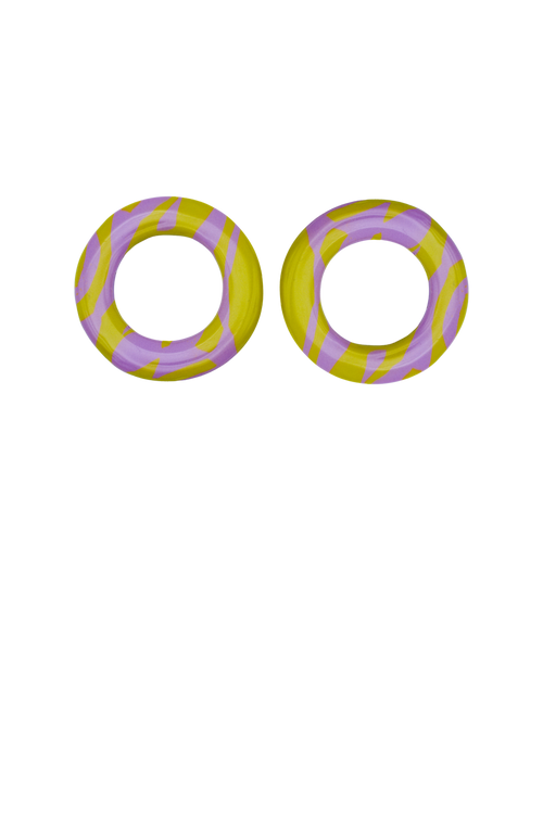 Load image 1 in gallery view. Circle Earrings