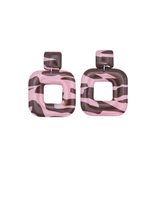 Load image 1 in gallery view. Square Classic Earrings