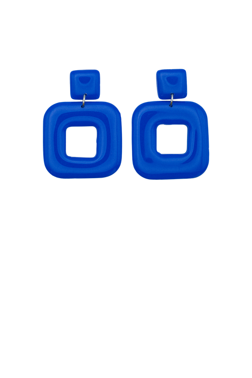 Load image 1 in gallery view. Square Classic Earrings