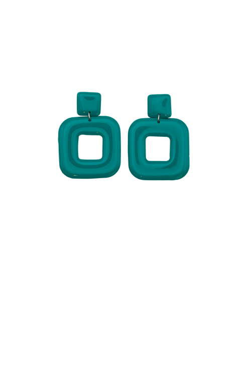 Load image 1 in gallery view. Square Classic Earrings