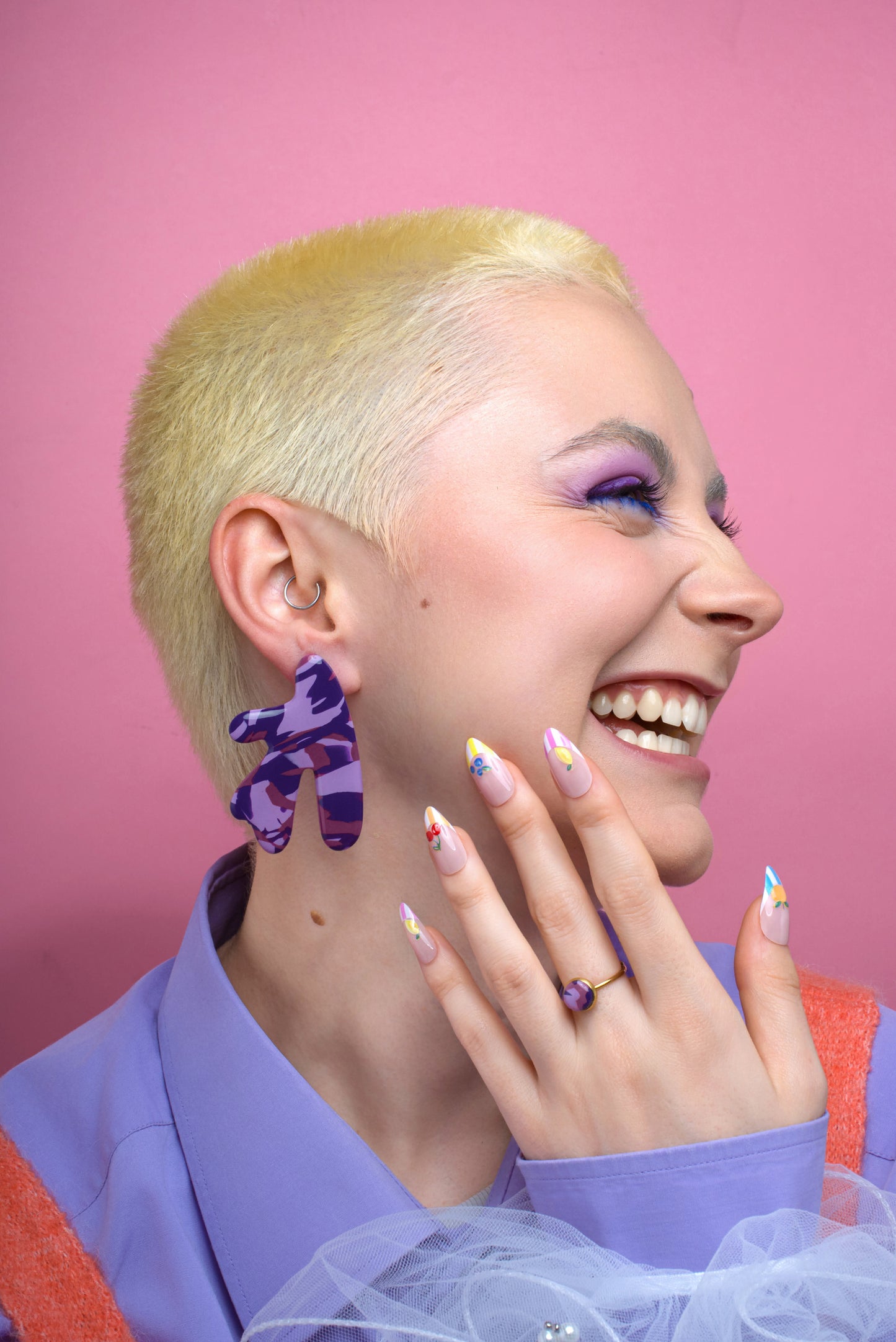 Coral Earrings