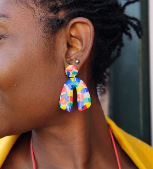 Load image 1 in gallery view. 3 Arch earrings (A)