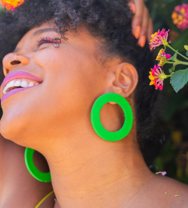 Circle earrings