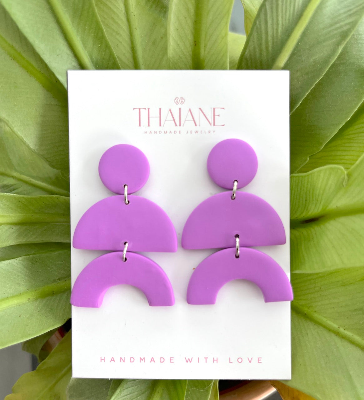 Youthful Arch Polymer Clay Earring - Thaiane Handmade Jewelry 